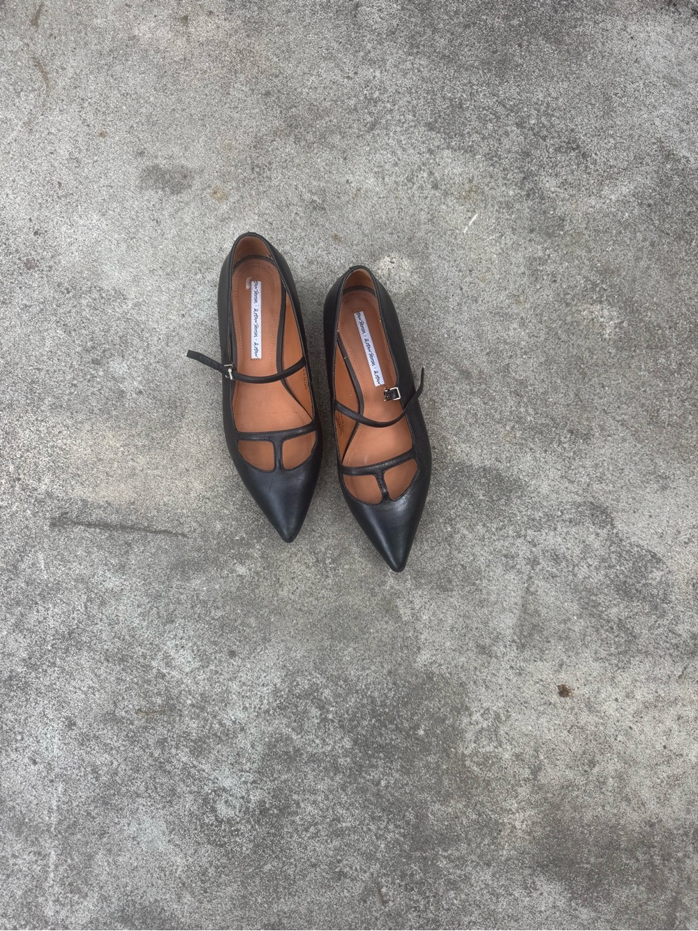 & Other Stories Black Pointed Mary Jane Flats - Picture 3 of 7